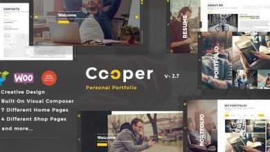 Photo of [Download-S2] Cooper v2.9 - Creative Responsive Personal Portfolio Theme