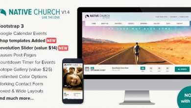 Photo of [Download-S2] NativeChurch - Responsive HTML5 Template