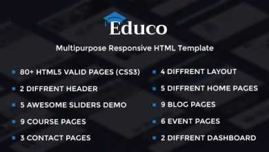 Photo of [Download-S2] Educo v3.0.0 - Elearning, Education Bootstrap Html Template