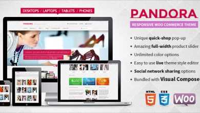 Photo of [Download-S2] Pandora v1.1.9 - Responsive WooCommerce HTML5 Theme