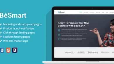 Photo of [Download-S2] BeSmart - Startup Landing Page Template