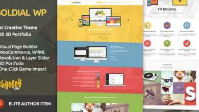 Photo of [Download-S2] Boldial WP v1.8 - Flat Creative Theme with 3D Portfolio