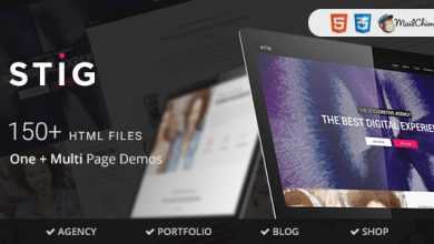 Photo of [Download-S2] Stig - Multipurpose One/Multi Page Template