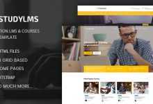 Photo of [Download-S2] Studylms - Education LMS & Courses HTML Template