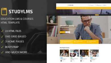 Photo of [Download-S2] Studylms - Education LMS & Courses HTML Template