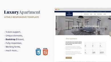 Photo of [Download-S2] Luxury Apartment - Single property HTML5 template