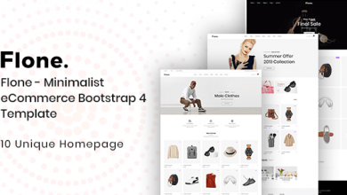 Photo of [Download-S2] Flone - Minimalist eCommerce Bootstrap 4 Template