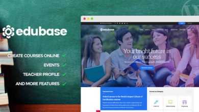 Photo of [Download-S2] Edubase v1.4.3 - Course, Learning, Event WordPress Theme