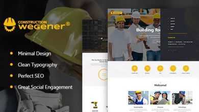 Photo of [Download-S2] Wegener v1.1 - Construction & Engineering WordPress Theme