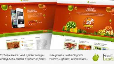 Photo of [Download-S2] Feast Landing - Themeforest Responsive Christmas landing page