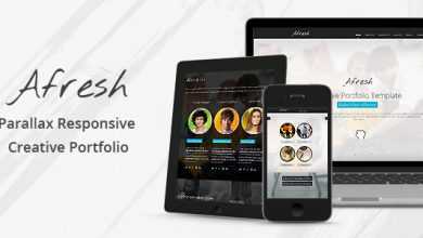 Photo of [Download-S2] Afresh - Themeforest Parallax Responsive Creative Portfolio