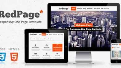 Photo of [Download-S2] Red Page - Creative Responsive One Page Template