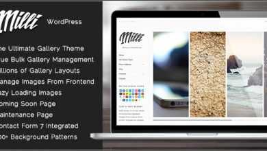 Photo of [Download-S2] Milli - The Ultimate Photo Gallery WordPress Theme
