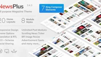 Photo of [Download-S2] NewsPlus v3.4.3 - News and Magazine WordPress theme
