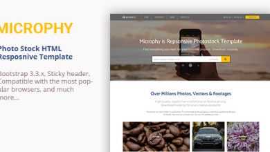 Photo of [Download-S2] Microphy - HTML Responsive Template for Stock Photo