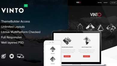 Photo of [Download-S2] Vinto - Responsive Email + Themebuilder Access