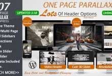 Photo of [Download-S2] 907 v3.1.8 - Responsive WP One Page Parallax