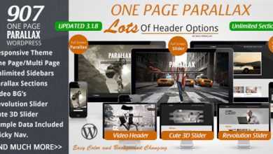Photo of [Download-S2] 907 v3.1.8 - Responsive WP One Page Parallax