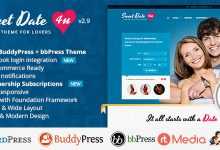 Photo of [Download-S2] Sweet Date v2.9.2 - More than a Wordpress Dating Theme