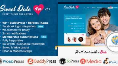 Photo of [Download-S2] Sweet Date v2.9.2 - More than a Wordpress Dating Theme