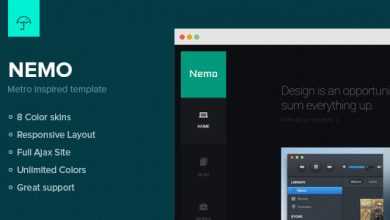 Photo of [Download-S2] Nemo - Themeforest Metro Inspired Template