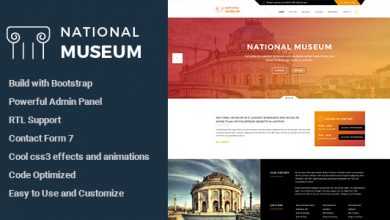 Photo of [Download-S2] Museum v1.3 - Responsive WordPress Theme
