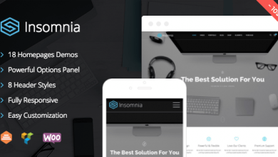 Photo of [Download-S2] Insomnia v1.1.5 - Beautiful and Modern Creative Theme