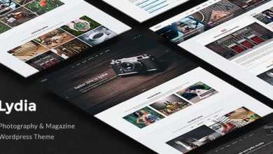 Photo of [Download-S2] Lydia v1.1.9 - Photography & Magazine WordPress Theme
