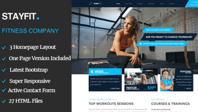 Photo of [Download-S2] Stayfit - Sports, Health, Gym & Fitness HTML Template