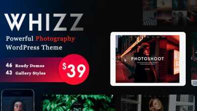 Photo of [Download-S2] Whizz v1.3.9.12 - Photography WordPress for Photography
