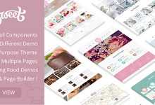 Photo of [Download-S2] Sweet Cake v3.2 - WP Theme For Bakery Yogurt Chocolate