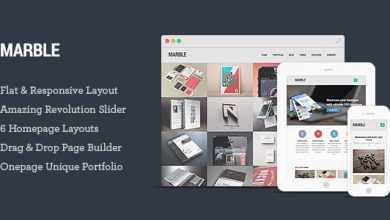 Photo of [Download-S2] Marble v1.1.6 - Flat Responsive Creative WordPress Theme