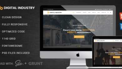 Photo of [Download-S2] Digital Industry - Industrial Business HTML Template