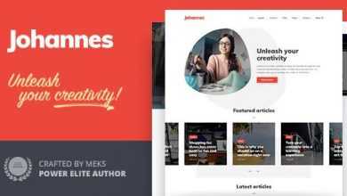 Photo of [Download-S2] Johannes v1.1 - Multi-concept Personal Blog & Magazine