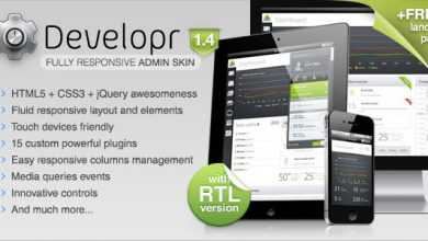 Photo of [Download-S2] Developr - Themeforest Fully Responsive Admin Skin