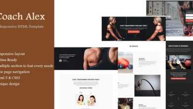 Photo of [Download-S2] Coach Alex v1.0 - HTML Template
