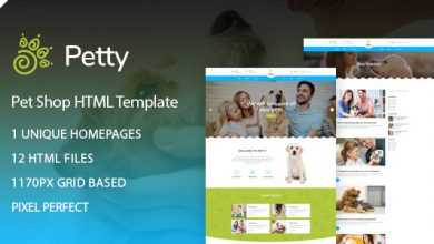 Photo of [Download-S2] Pet Shop - HTML Template