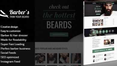 Photo of [Download-S2] Barber v1.6 - WordPress Theme for Barbers & Hair Salons