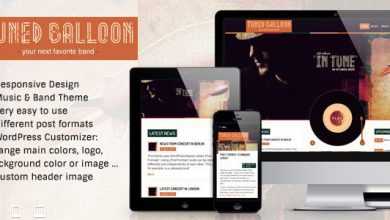 Photo of [Download-S2] Tuned Balloon - Themeforest Music WordPress Theme