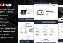 Photo of [Download-S2] NRGhost - Flat Responsive Hosting Template