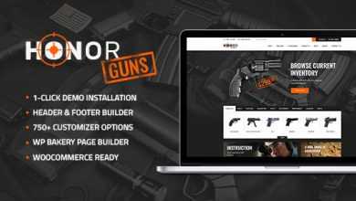 Photo of [Download-S2] Honor v1.0 - Shooting Club & Weapon Store Wordpress Theme