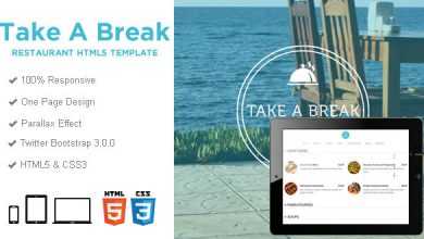 Photo of [Download-S2] Take a Break – Restaurant Food HTML5 Template