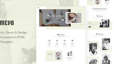 Photo of [Download-S2] Mevo - Creative eCommerce HTML Template For Agency / Company / Studio