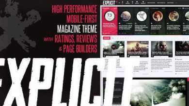 Photo of [Download-S2] Explicit v2.5 - High Performance Review/Magazine Theme
