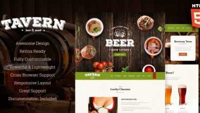 Photo of [Download-S2] Tavern v1.0 - Pub, Restaurant & Brewery Site Template