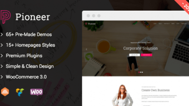 Photo of [Download-S2] Pioneer v1.0.5 - Multi-Concept Corporate WordPress Theme