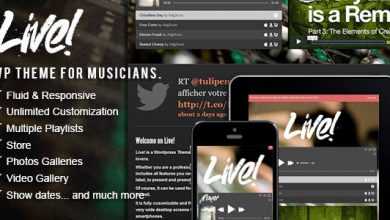 Photo of [Download-S2] Live! - Themeforest Music Wordpress Theme