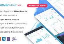 Photo of [Download-S2] AdminWrap - Multipurpose Bootstrap 4 Dashboard Template