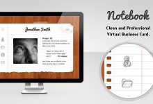 Photo of [Download-S2] Notebook - Themeforest Virtual Business Card