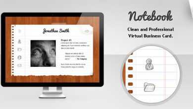Photo of [Download-S2] Notebook - Themeforest Virtual Business Card